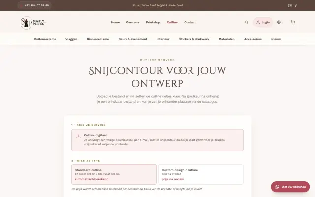 Simply Perfect — work sample