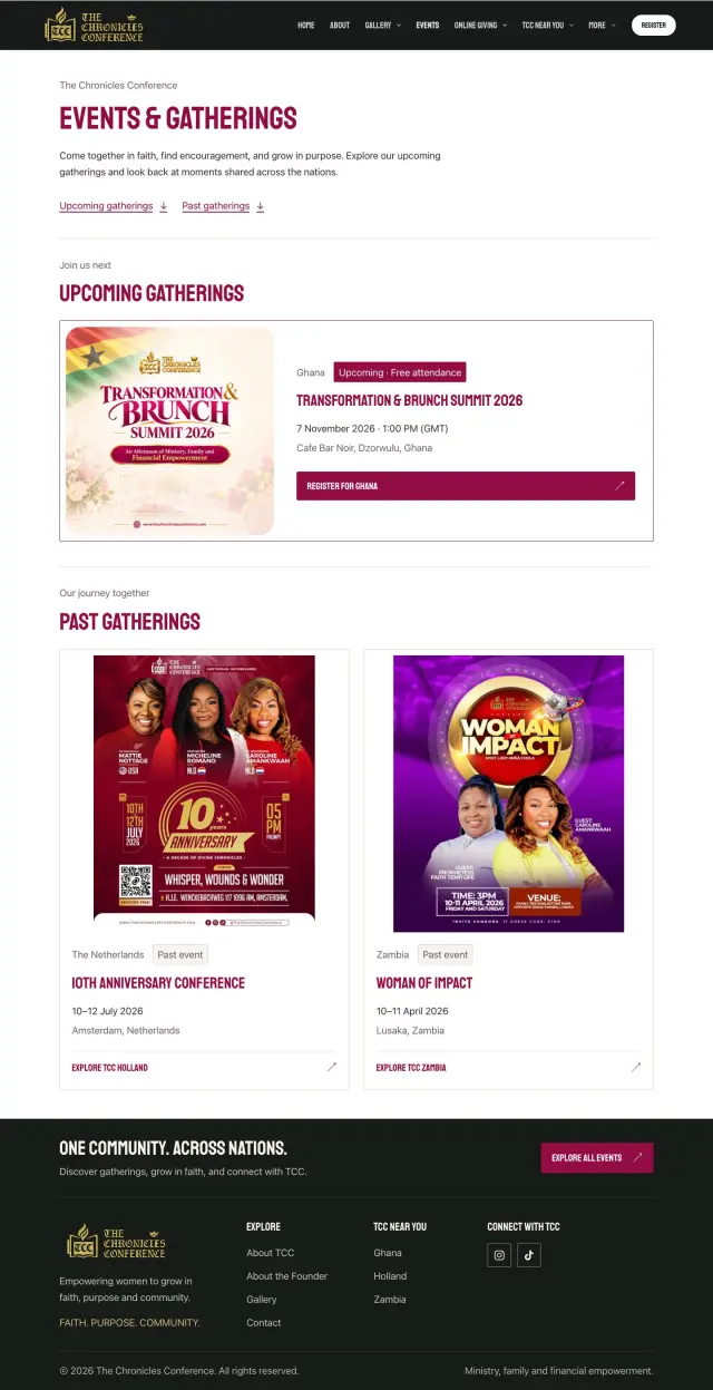 The Chronicles Conference — project image 3